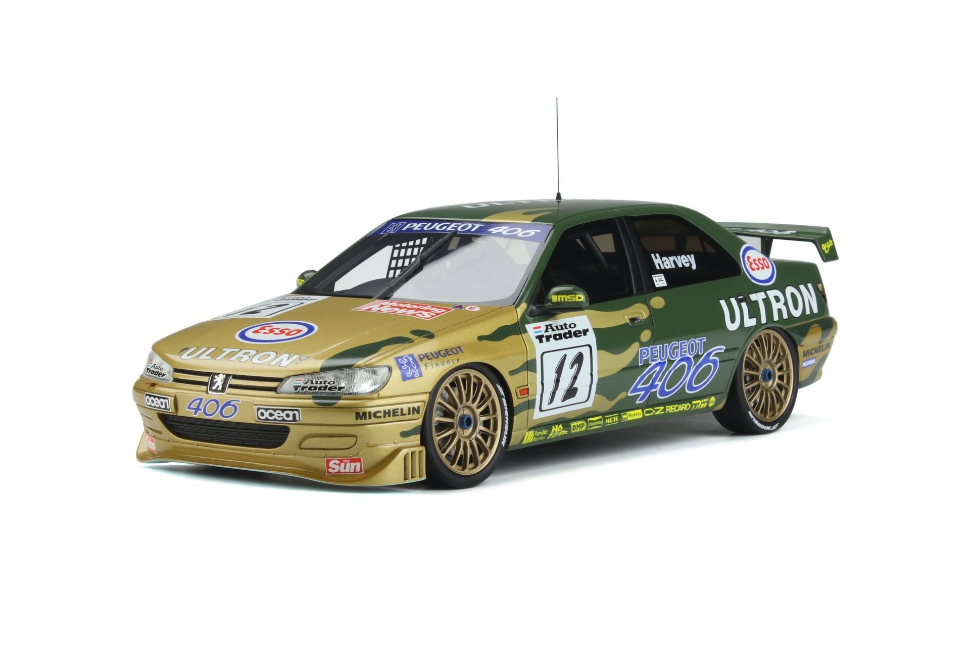 OTTO-MOBILE - PEUGEOT - 406 TEAM PEUGEOT ESSO ULTRON N 12 BTCC SEASON 1997 TIM HARVEY