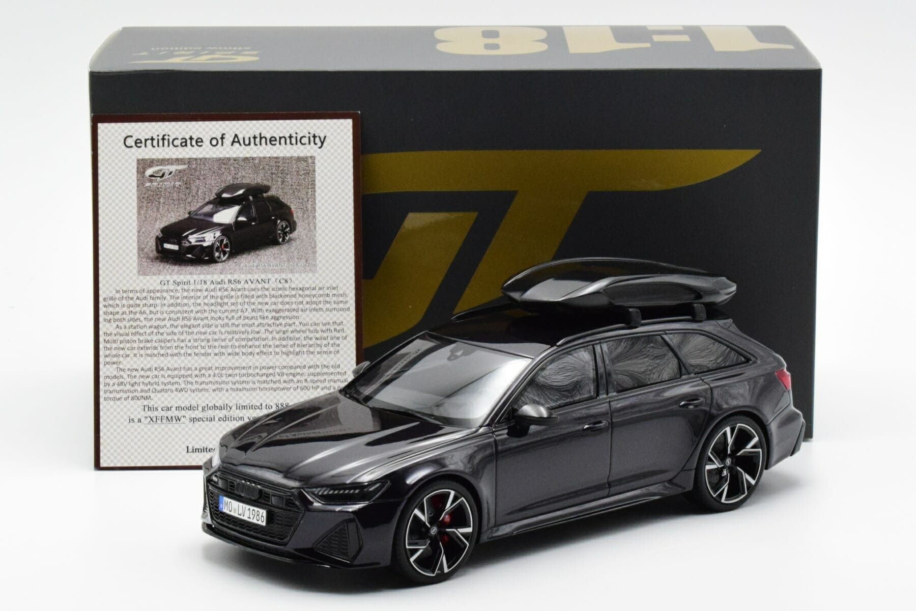 GT-SPİRİT AUDİ RS6 AVANT (C8) CARBON ROOF CASE ASİA EDİTİON