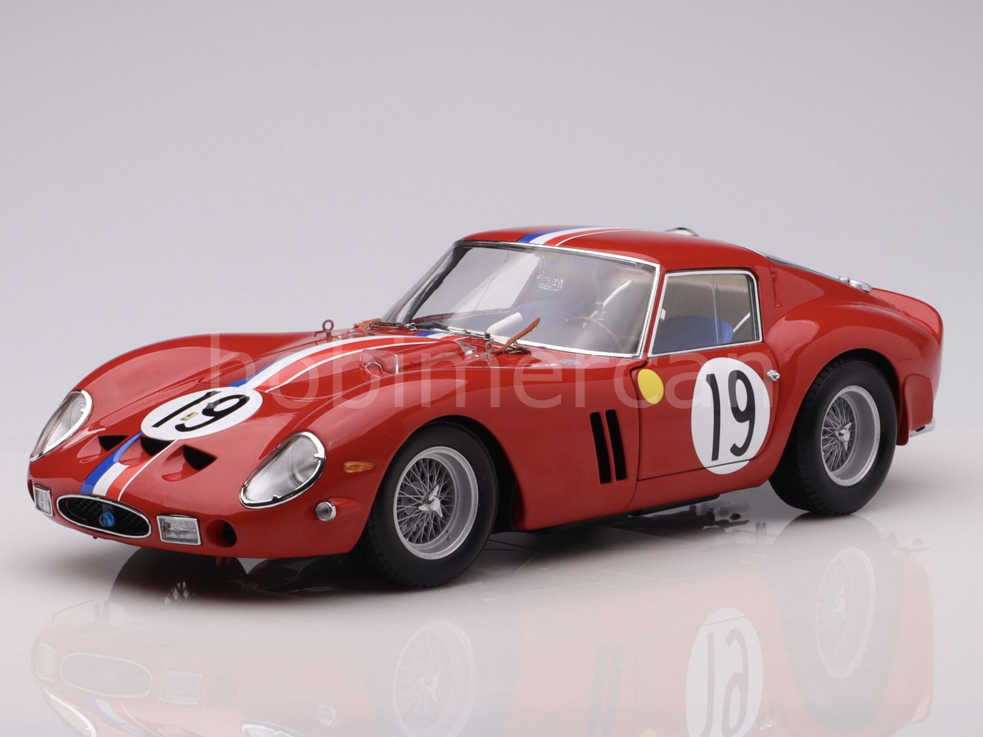 KYOSHO - FERRARI - 250 GTO 3.0L V12 COUPE TEAM PIERRE NOBLET N 19 2nd 24h LE MANS 1962 J.GUICHET - P.NOBLET