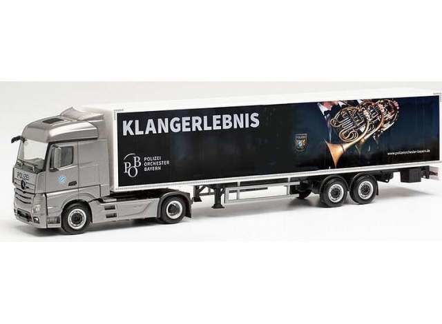 1/87 Mercedes Benz Actros S. K.Sz. Police orchestra Bayern, black/silver