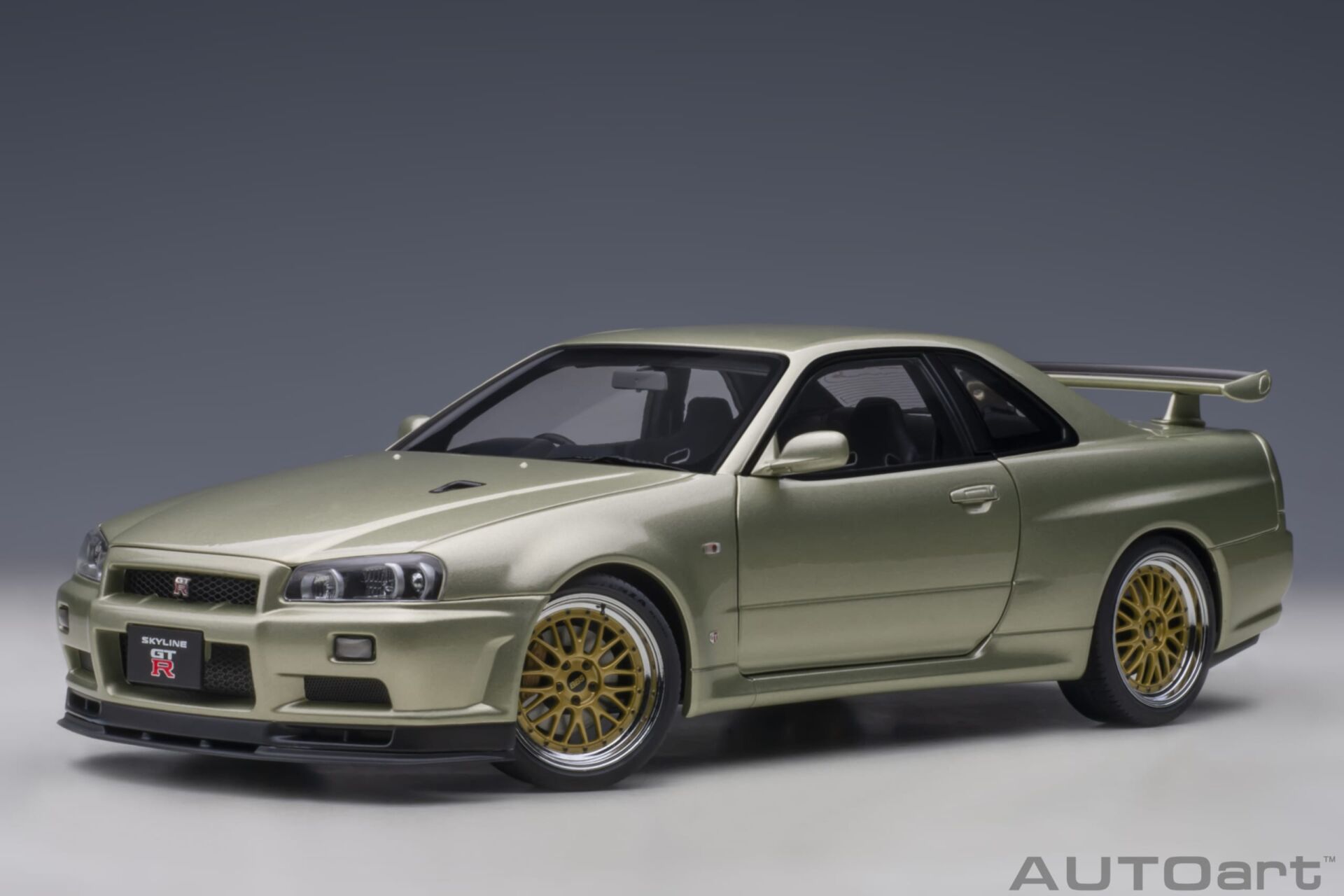 1/18 AUTOART - NISSAN - SKYLINE GT-R (R34) V-SPEC II NUR WITH BBS WHEELS 2002