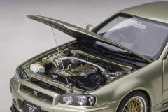 1/18 AUTOART - NISSAN - SKYLINE GT-R (R34) V-SPEC II NUR WITH BBS WHEELS 2002