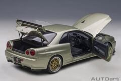 1/18 AUTOART - NISSAN - SKYLINE GT-R (R34) V-SPEC II NUR WITH BBS WHEELS 2002
