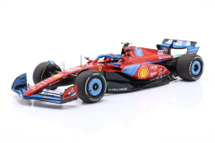 1/18 BBR-MODELS - FERRARI - F1 SF-24 TEAM SCUDERIA FERRARI N 55 5th MIAMI GP 2024 CARLOS SAINZ