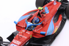 1/18 BBR-MODELS - FERRARI - F1 SF-24 TEAM SCUDERIA FERRARI N 55 5th MIAMI GP 2024 CARLOS SAINZ