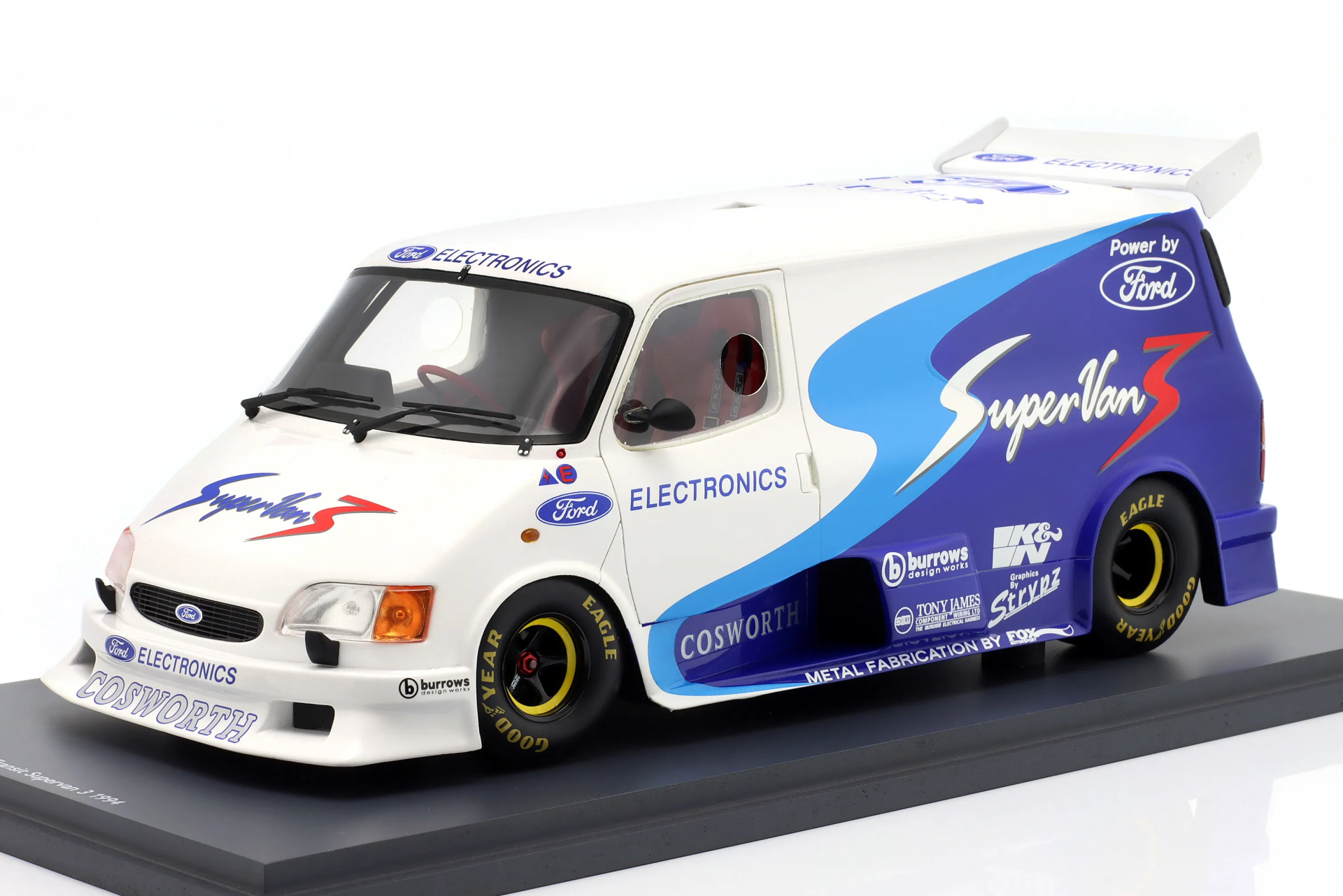 1/18 SCHUCO - FORD ENGLAND - TRANSIT SUPER VAN 3 1994
