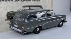 1:18 Minichamps Opel Rekord P1 Caravan german postal service dark green