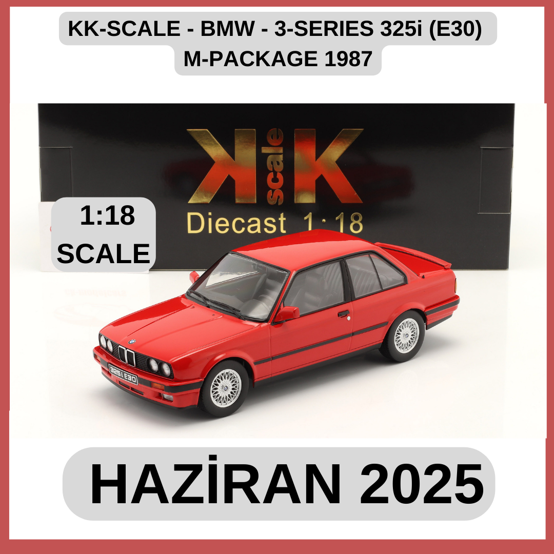 KK-SCALE - BMW - 3-SERIES 325i (E30) M-PACKAGE 1987