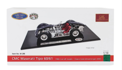 1/18 CMC - MASERATI - TIPO 60/61 SPIDER BIRDCAGE CGS25 CUT-OFF 1960 - CON VETRINA - WITH SHOWCASE