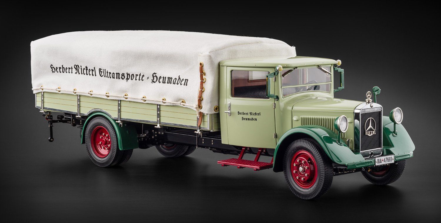 CMC - MERCEDES BENZ - LO2750 TRUCK WITH TARPAULIN - CASSONE TELONATO 1933