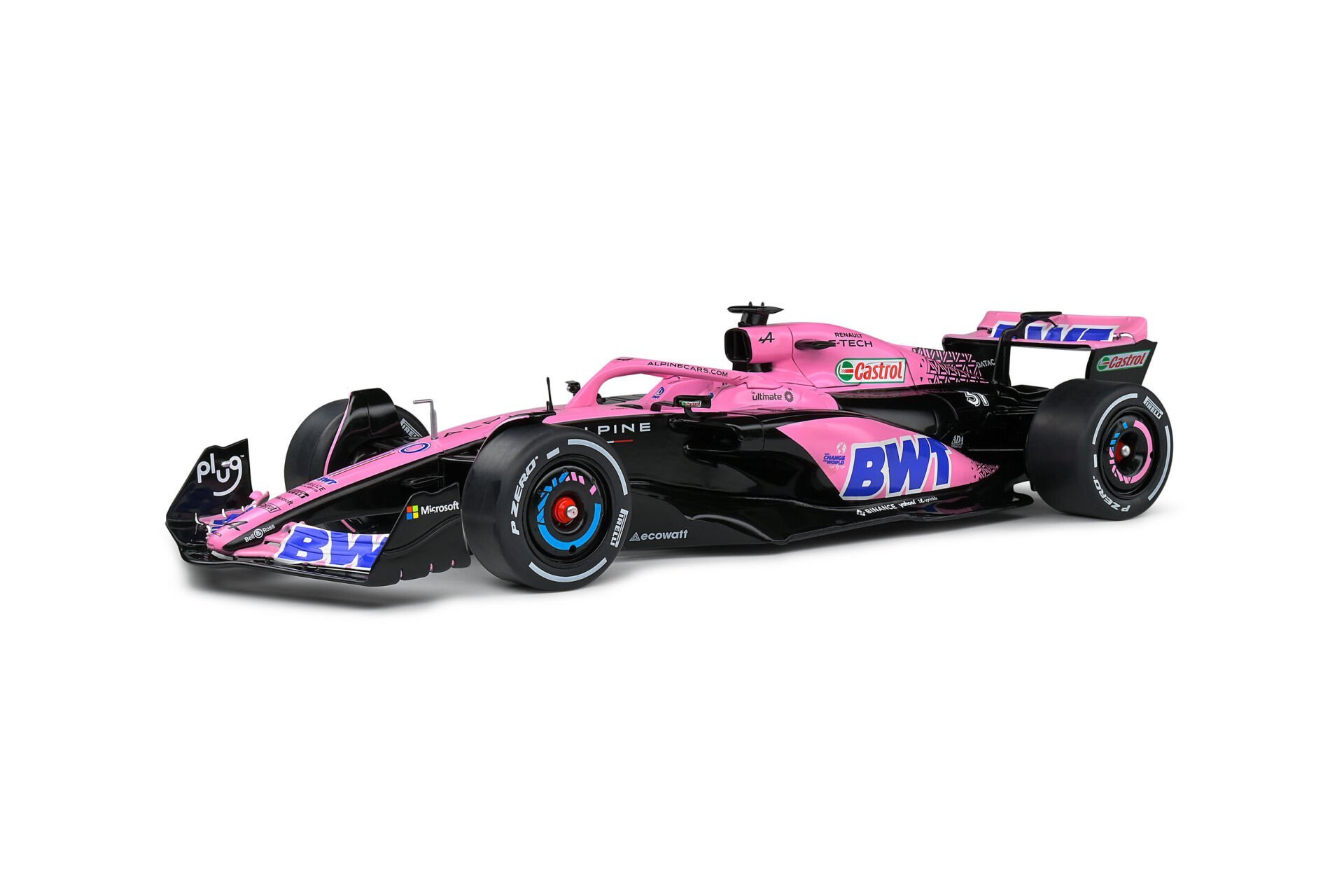 SOLIDO - ALPINE - F1 A523 TEAM BWT ALPINE PRESS LAUNCH LIVERY N 10 PIERRE GASLY - N 31 ESTEBAN OCON 2023