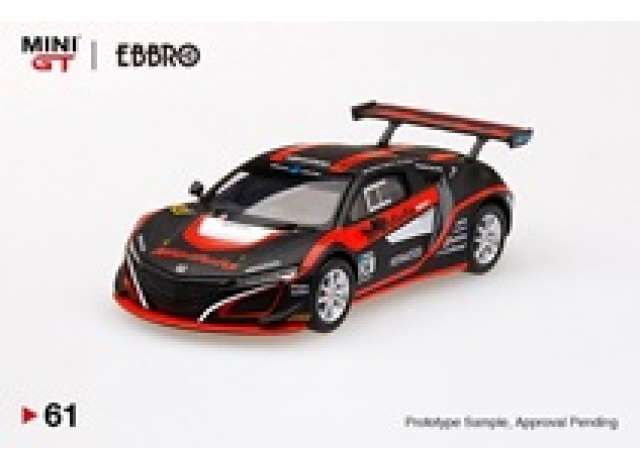 Cancelled By Mini GT & Ebbro !!  2018 Honda NSX GT3 #34 Suzuka 10 Hr. Modulo Drago Corse, black/red