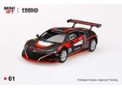 Cancelled By Mini GT & Ebbro !!  2018 Honda NSX GT3 #34 Suzuka 10 Hr. Modulo Drago Corse, black/red