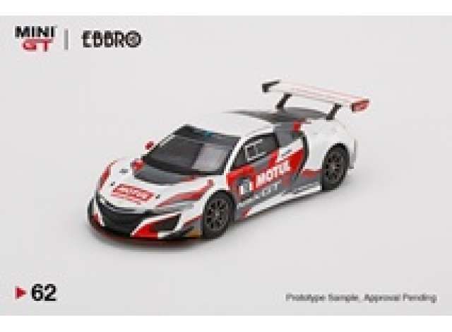 Cancelled By Mini GT & Ebbro !!   2018 Honda NSX GT3 #10 Suzuka 10 Hr. Honda Team Motul Racing, white/red/grey