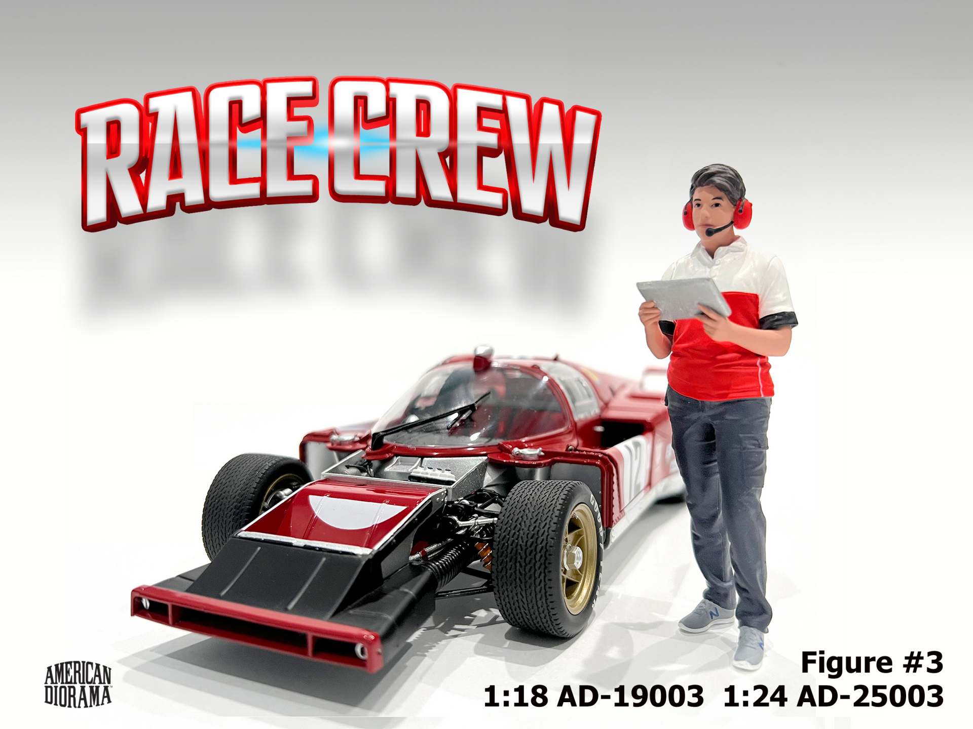 1/18 American Diorama Race Crew #3 - AD19003