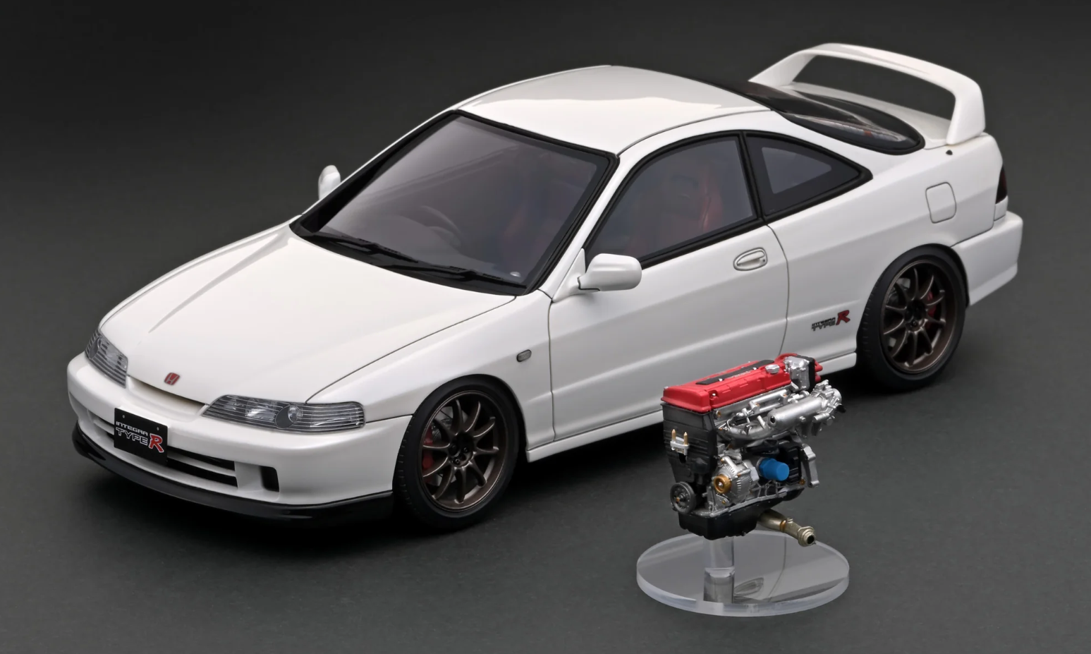 IG3055 Honda INTEGRA (DC2) TYPE R Pearl White With B18C VTEC engine