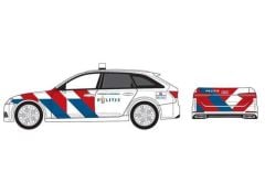 1/87 2022 Audi A6 Avant Politie (NL), white/red/blue