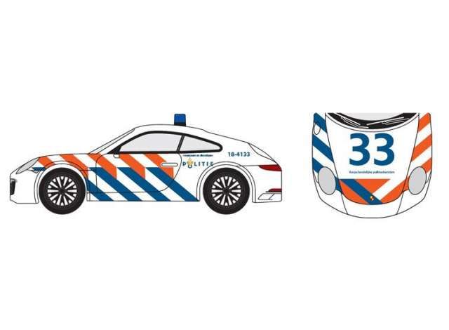 1/87 Porsche 911 (991) Politie (NL), white/red/blue