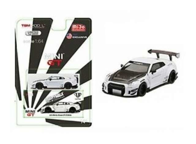 LB Works Nissan GT-R35 Type 2 Rear Wing Ver.3, white/black
