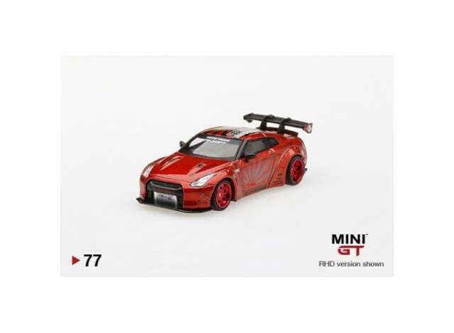 1/64 LB Works Nissan GT-R R35 Type 1, candy red