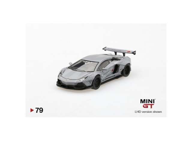 Cancelled by Manufacturer.  1/64 LB Works Lamborghini Aventador, matte grey