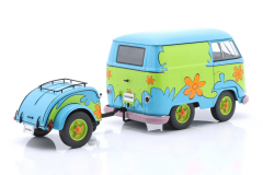 SOLIDO - VOLKSWAGEN - T1 VAN KOOL COMBI GHOSTHUNTERS MACHINE WITH TRAILER 1950