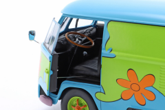 SOLIDO - VOLKSWAGEN - T1 VAN KOOL COMBI GHOSTHUNTERS MACHINE WITH TRAILER 1950