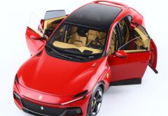 1/43 BBR Ferrari Purosangue Rosso Corsa With Panoramic Roof - HE43002B
