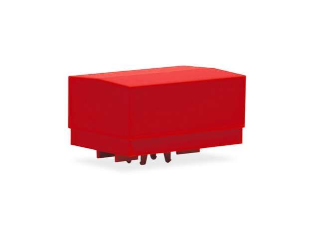 Heavy Duty Platform for Heavy Duty Rigid Tractors *plastic minikit*, red