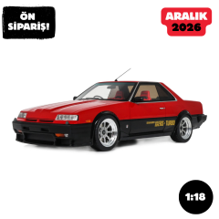 Ön Sipariş - 1/18 OTTO Nissan Skyline 2000 RS-X Turbo (DR 30 Turbo C) Tuning Red 059 1984 - OT1305
