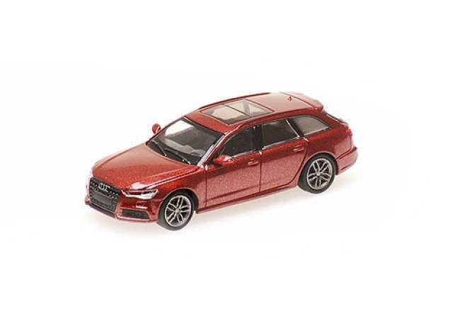 2018 Audi A6 Avant, red