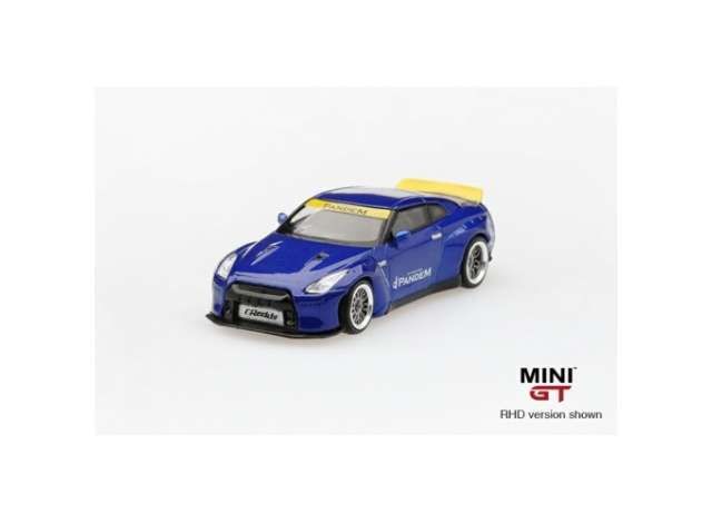 Pandem Nissan GT-R R35 Duck Tail Velocity, blue