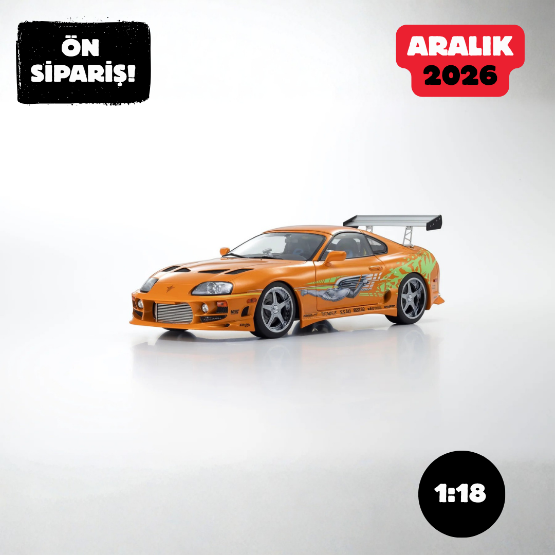 Ön Sipariş - 1/18 KYOSHO Toyota Supra MK4 - BRIAN O'CONNER - 08975FF