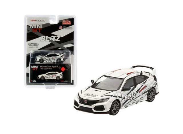 1/64 Honda Civic Type R Blitz, white/black/silver