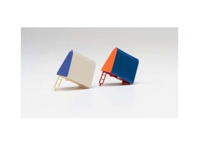 1/87 Roof tent Trabant/Wartburg (2 st.), orange/white/blue