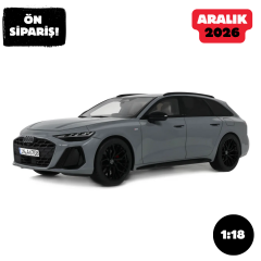 Ön Sipariş - 1/18 OTTO AUDI A6 AVANT E-HYBRID QUATTRO EDITION ONE, NARDO GREY - OT1314