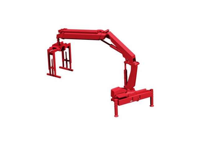 1/87 Hiab X-HIPRO 232 E-3 + Palettengabel, red