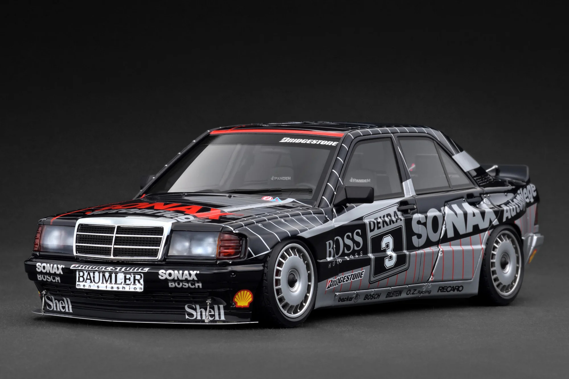 1/18 IGNITION Mercedes PANDEM 190 Black