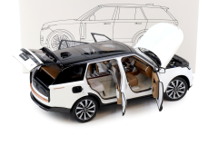 1/18 LCD Models Land Rover Range Rover SV SERENITY white/ black roof 2022 - LCD18017-BW