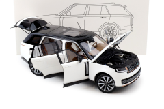 1/18 LCD Models Land Rover Range Rover SV SERENITY white/ black roof 2022 - LCD18017-BW