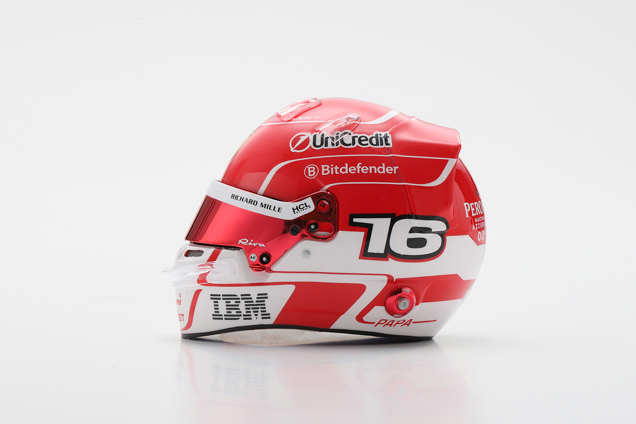 1/5 LOOKSMART BELL HELMET Charles Leclerc Scuderia Ferrari HP 2025 Season  - LSHEL009