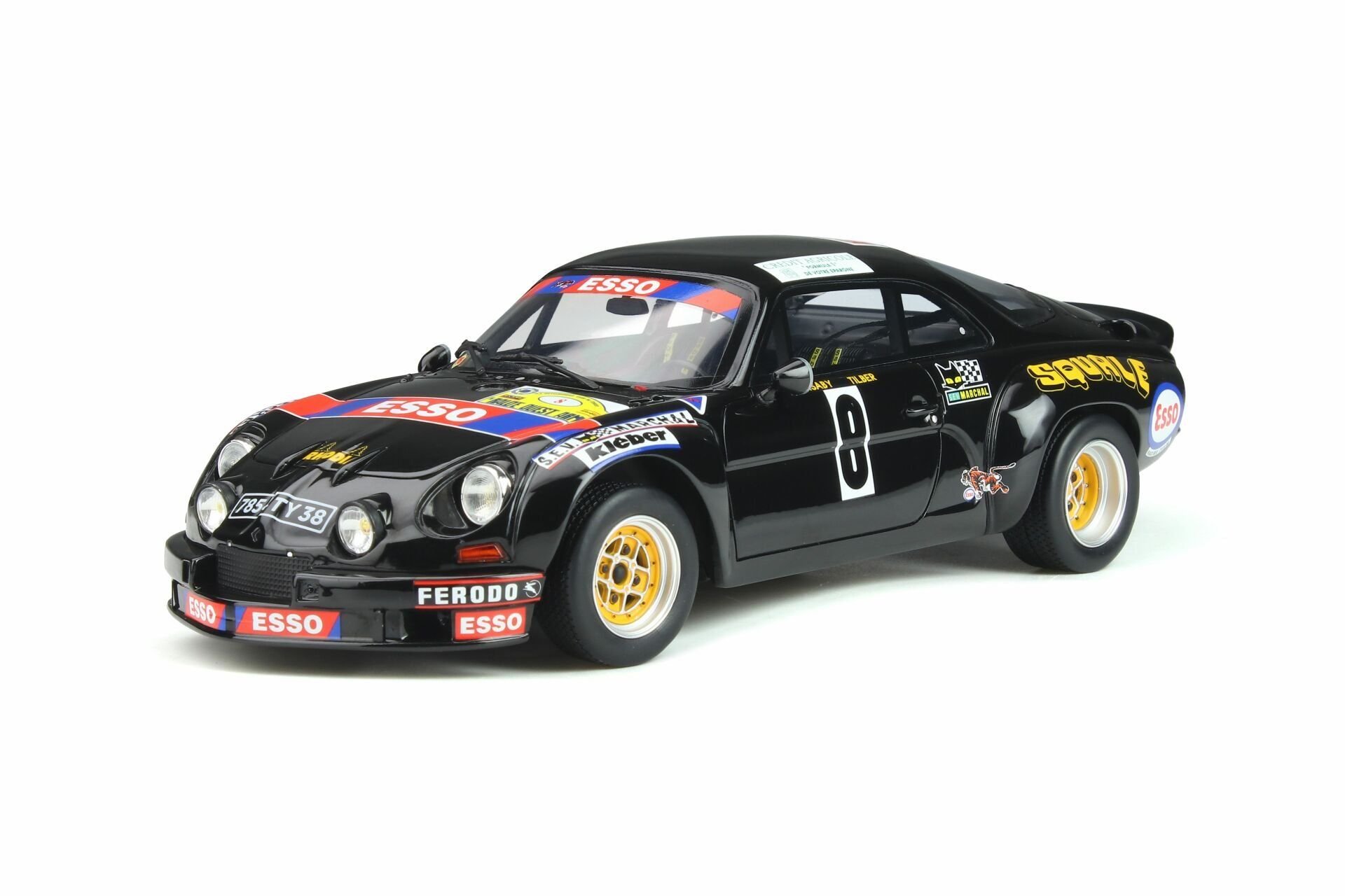 OTTO-MOBILE - RENAULT -  ALPINE A110 1800 Gr.5 N 8 RALLY DE L'OUEST ARMOR 1976 B.SABY - C.TILBER