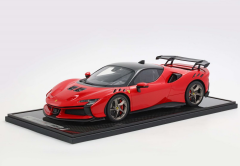 Ön Sipariş - 1/12 BBR Ferrari SF90XX Stradale Rosso Corsa 322 - BBR1220C