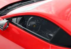 Ön Sipariş - 1/18 BBR Ferrari Amalfi Rosso Corsa with black rims - P18272A1
