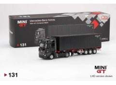 1/64 Mercedes Benz Actros With 40FT Container, black