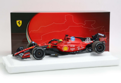 Ön Sipariş - 1/18 BBR Ferrari SF 23 - Hamilton - Polyfoam pack Fiorano test 2025 - car n. 44 - BBR231T44 / BBR2318T44