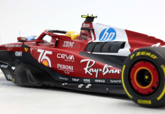 Ön Sipariş - 1/18 BBR Ferrari SF25 Monaco livery for 75 years with Shell Hamilton - Polyfoam - P18267C44 / BBR252044