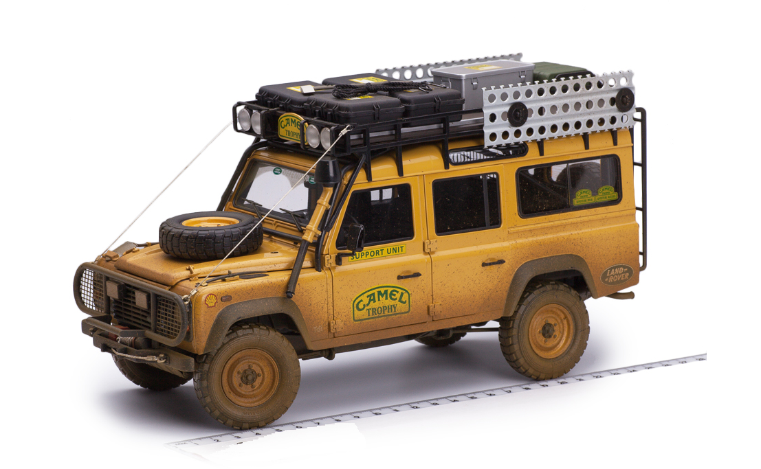 ALMOST-REAL - LAND ROVER - DEFENDER 110 RALLY CAMEL TROPHY 1993 DIRTY VERSION