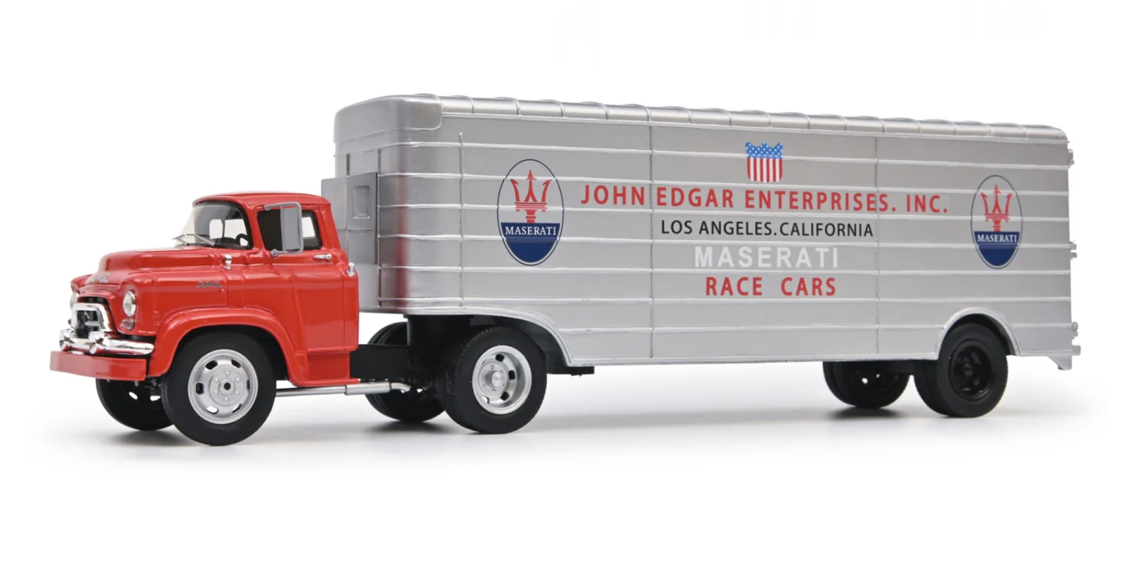 SCHUCO - GMC - TRUCK TEAM JOHN EDGAR ENTERPRISES INC. MASERATI CAR TRANSPORTER