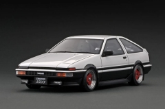 Ön Sipariş - 1/18 Ignition Toyota Sprinter Trueno 3Dr GT Apex (AE86) White/Black *ADVAN A3A wheels - IG3283